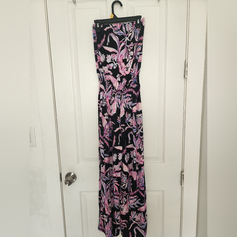 Lilly Pulitzer Black and Pink Jumpsuit